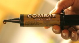 Combat cockroach gel sold in a syringe.