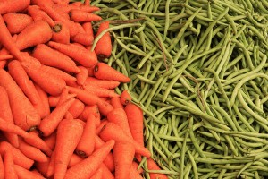 Orange and green vegetables have been shown to lower blood pressure.